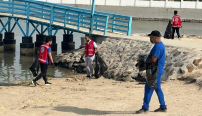5 جهات تشارك بحملة تنظيف شواطئ جدة