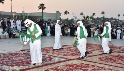 “العرضة” تزين احتفالات أهالي الشرقية باليوم الوطني 93