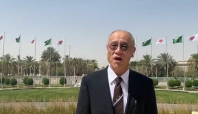 سفير اليابان في المملكة ينشر تعليقًا باللهجة السعودية .. فيديو