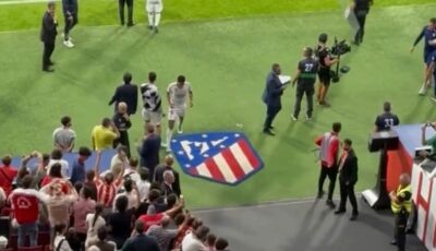 بيلينغهام يرفض وضع قدميه فوق شعار أتلتيكو مدريد .. فيديو