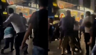 إعتداء أتراك على سياح مصريين بعد اعتراضهم على فاتورة .. فيديو