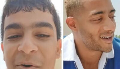 شاب سعودي يتفاجأ برؤية محمد رمضان أثناء ذهابه لأداء صلاة الجمعة .. فيديو