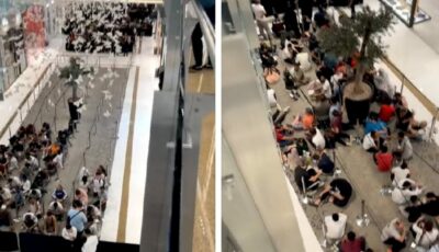 طوابير من الأشخاص على متجر أبل لشراء آيفون 15 في دبي.. فيديو