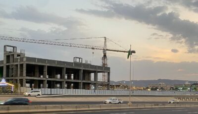 آخر ما توصلت إليه الأعمال في مشروع البوابة بالمدينة المنورة..صور