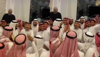زفة عريس على طريقة رئيس رابطة جمهور الأهلي.. فيديو